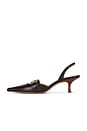 view 6 of 5 Margot Slingback Pump in Chocolate