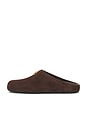 view 6 of 5 Sculpted C Soft Mule in Chocolate Suede