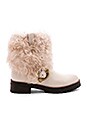 view 1 of 5 Leighton Fur Bootie in Chalk