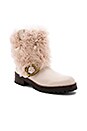 view 2 of 5 Leighton Fur Bootie in Chalk