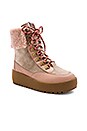 view 2 of 6 Tyler Fold Over Fur Boot in Oat & Pale Blush