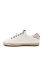 view 5 of 5 C101 Low Top Espadrille in White & Petal