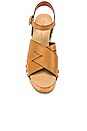 view 4 of 5 Nessa Clog Sandal in Camel