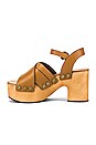 view 5 of 5 Nessa Clog Sandal in Camel