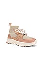 view 2 of 6 C245 High Top Runner Sneaker in Pale Blush