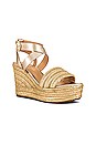 view 2 of 5 Isabela Wedge Sandal in Champagne