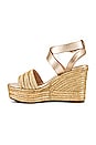 view 5 of 5 Isabela Wedge Sandal in Champagne