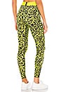 view 3 of 4 Leopard Legging in Neon