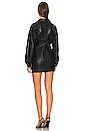 view 3 of 3 Corsette Leather Dress in Black