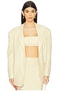 view 2 of 6 Oversized Jacket in Yellow