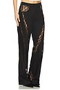 view 2 of 6 Lace Detailed Pant in Black