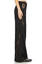 view 3 of 6 Lace Detailed Pant in Black