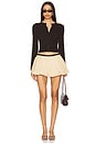 view 5 of 6 Balloon Skirt in Beige