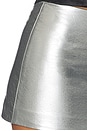 view 6 of 6 Mini Skirt in Silver