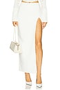 view 1 of 6 Slit Pencil Skirt in White