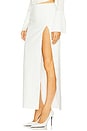 view 3 of 6 Slit Pencil Skirt in White