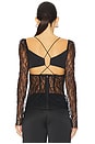 view 3 of 4 Lace Top in Black