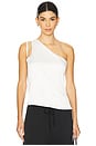 view 1 of 5 One Shoulder Top in White