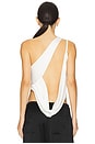 view 4 of 5 One Shoulder Top in White