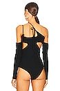 view 5 of 6 Cut Out Bodysuit in Black