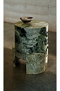 view 6 of 6 Tribeca Side Table in Emerald Marble