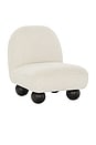 view 1 of 6 Nokita Occasional Chair in Ivory Boucle
