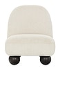 view 3 of 6 SILLA NOKITA OCCASIONAL CHAIR in Ivory Boucle