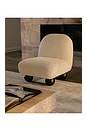view 6 of 6 Nokita Occasional Chair in Ivory Boucle