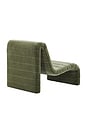 view 2 of 7 Zurich Occasional Chair in Olive Velvet