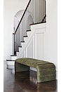 view 5 of 5 Westwood Bench in Moss Velvet