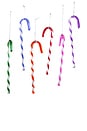 view 1 of 1 Set Of 6 Mercury Glass Candy Cane Ornament Assortment in 