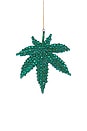view 1 of 1 Jeweled Leaf Ornament in 