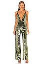 view 1 of 4 Callie Jumpsuit in Olive Green