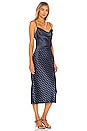 view 2 of 3 Evelynn Midi Dress in Navy Polka Dot