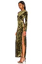 view 4 of 5 Gabriel Maxi Dress in Olive Green
