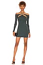 view 1 of 3 Leah Mini Dress in Emerald Green