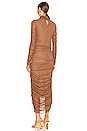 view 3 of 4 Joelle Midi Dress in Brown
