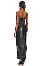 view 3 of 3 Eva Leather Midi Dress in Black