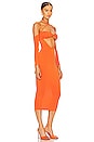 view 2 of 3 Harmony Midi Dress in Sunset Orange