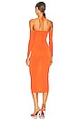 view 3 of 3 Harmony Midi Dress in Sunset Orange