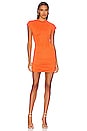 view 1 of 3 Khloe Mini Dress in Sunset Orange