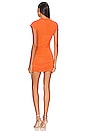 view 3 of 3 Khloe Mini Dress in Sunset Orange