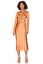 view 1 of 3 Catia Midi Dress in Peach