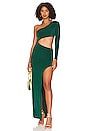view 1 of 4 Clarissa Midi Dress in Emerald Green