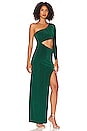 view 2 of 4 Clarissa Midi Dress in Emerald Green
