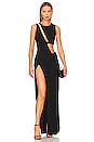 view 1 of 3 ROBE MAXI ALEX in Black