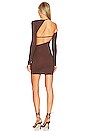 view 5 of 5 Maya Mini Dress in Chocolate Brown