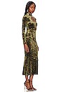 view 2 of 5 Arabella Midi Dress in Olive Green