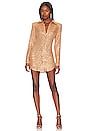 view 1 of 4 Erika Shirt Dress in Gold