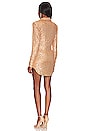 view 3 of 4 Erika Shirt Dress in Gold